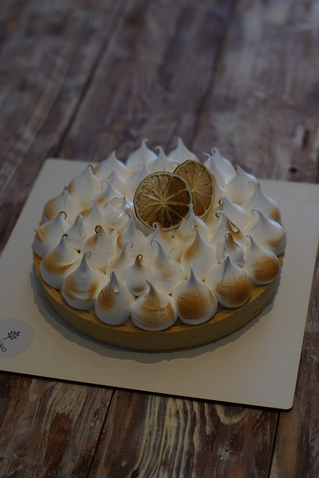 Pie de limón grande